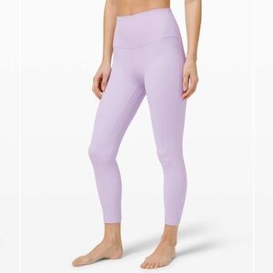 Lululemon Align Nulu High Rise 25” Leggings Lavender Dew Size 6